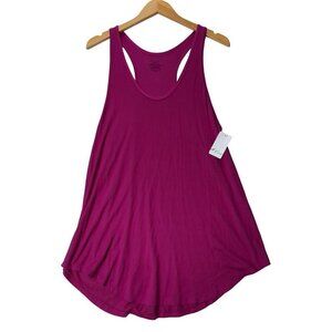 A. Che Tank Dress Cover Up Womens M‎ Athleisure Sleeveless Plumberry